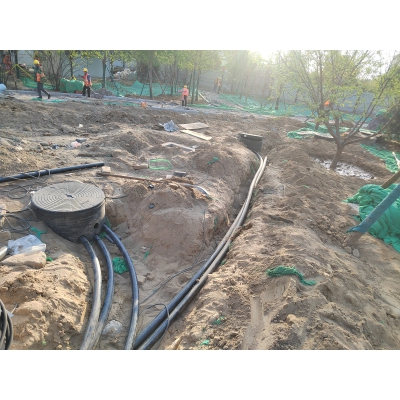 渭南公園雨水回收管道安裝